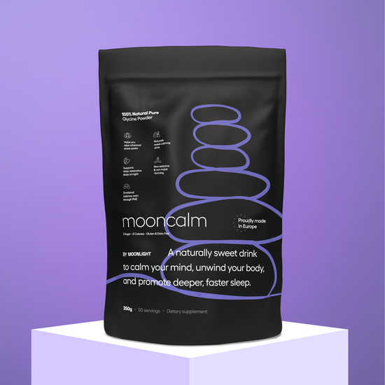 moonCalm - nápoj v prášku pre lepší spánok